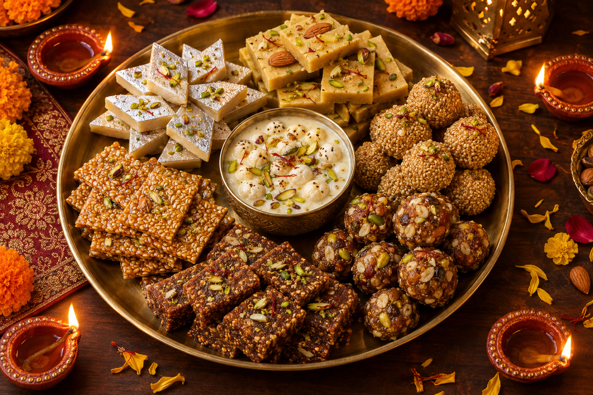 12 Easy Diwali Sweets with Dry Fruits, Seeds & Makhana