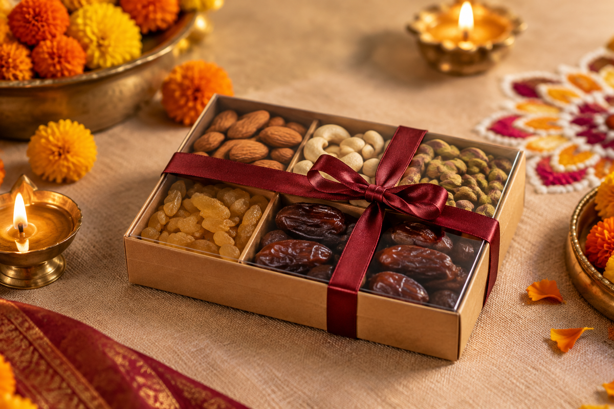 Durga Puja & Navaratri Return Gift Ideas: Dry-Fruit Favors for Every Guest