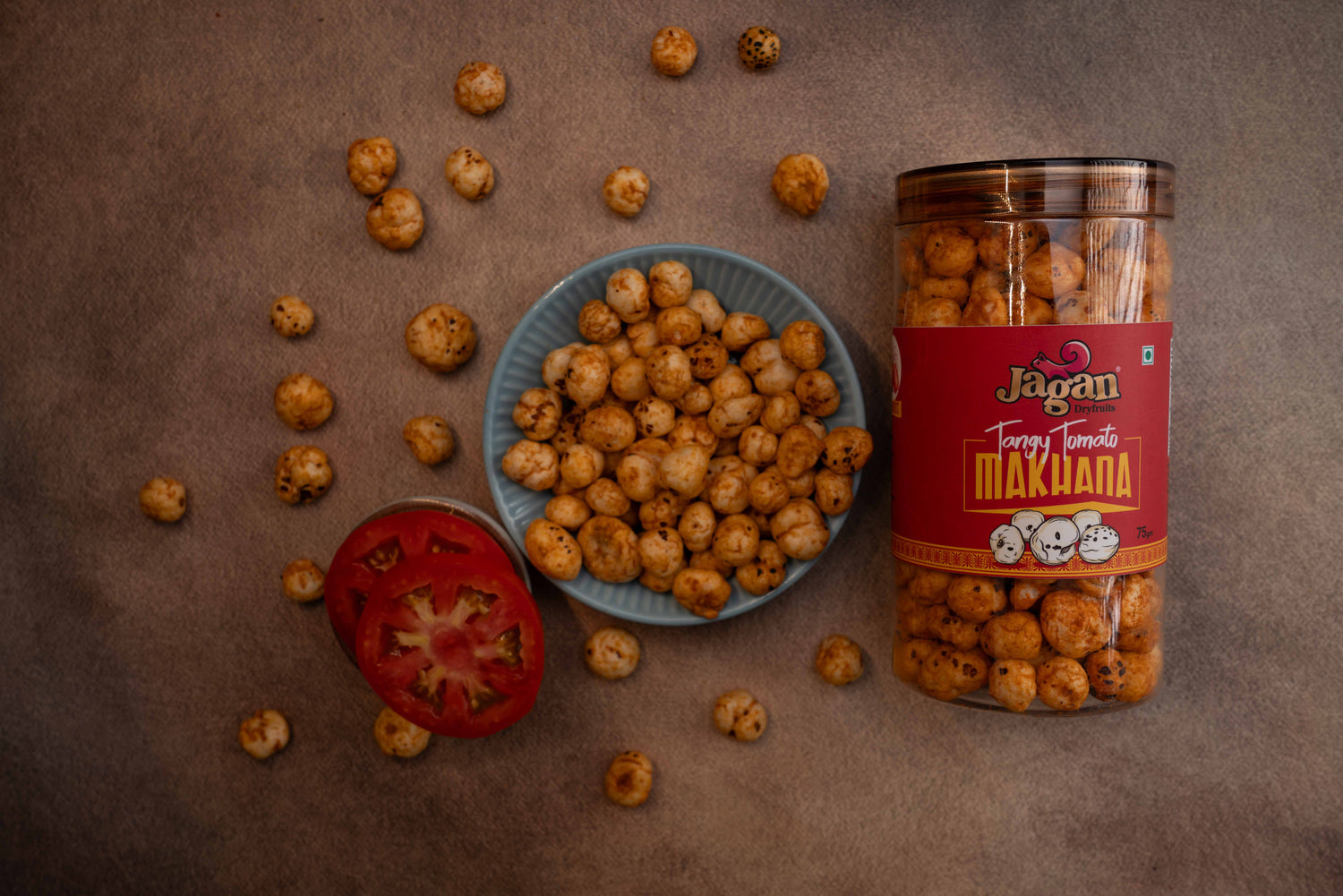 Roasted Flavoured Makhana Tangy Tomato 75G