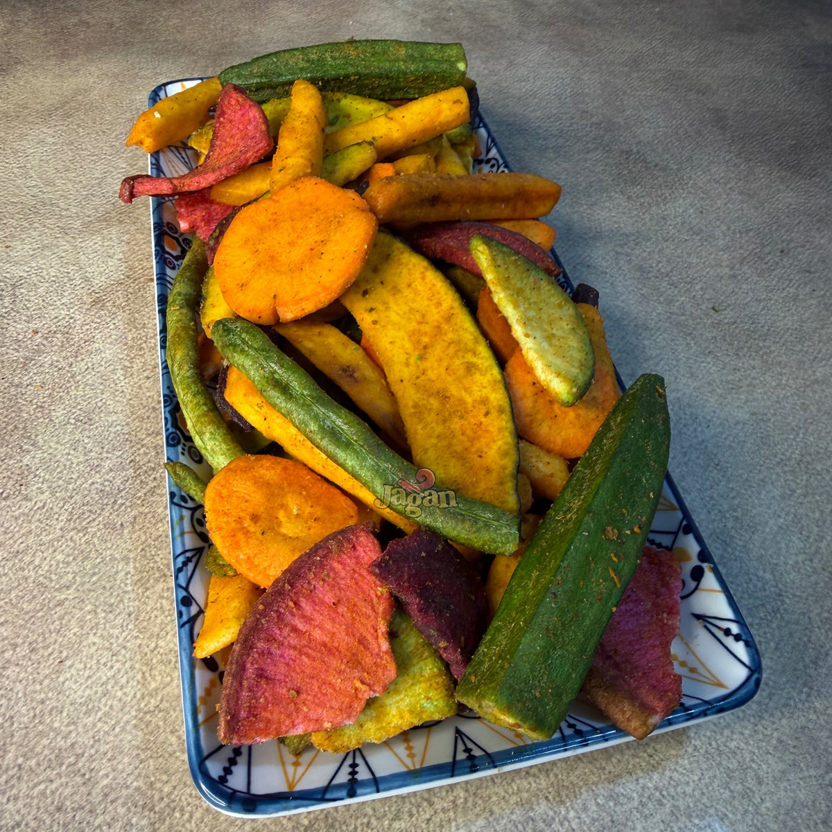Vacuum Dried Vegetable Chips Piri Piri - Premium Spicy Veggie Snack for Healthy Snacking